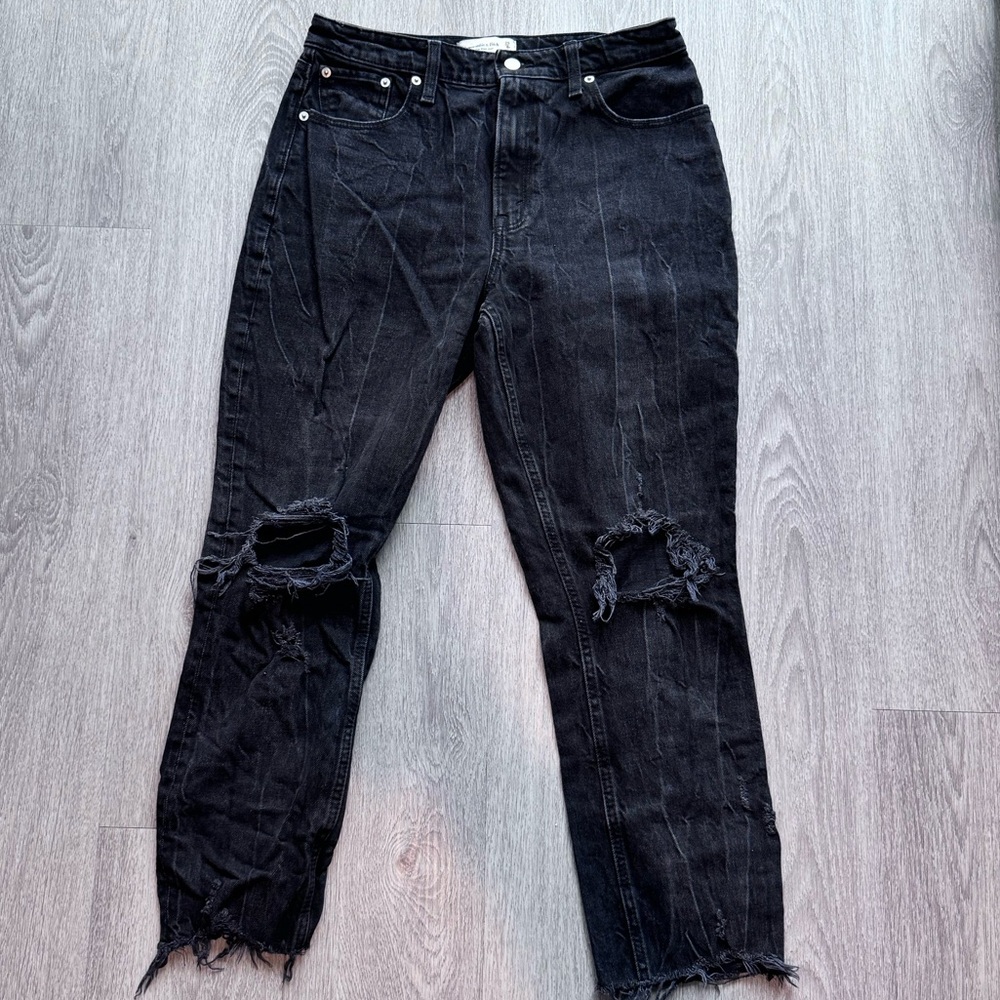 Worm once Size 29! High Rise Mom Curve Love